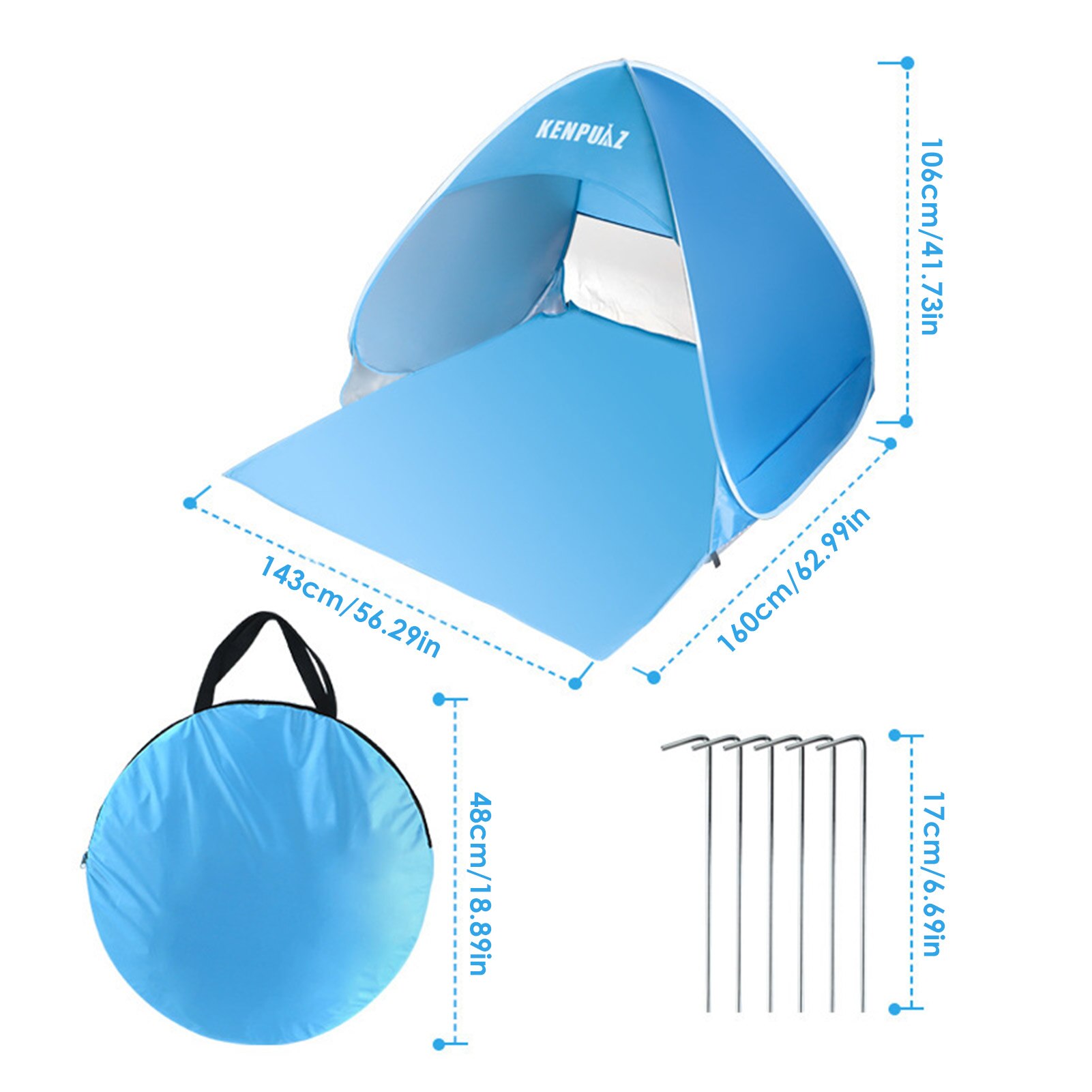 Cheap Goat Tents Automatic Opening Up Tent 1 2 Person Camping Tent Easy Instant Setup Protable Backpacking For Sun Shelter Travelling Hiking   